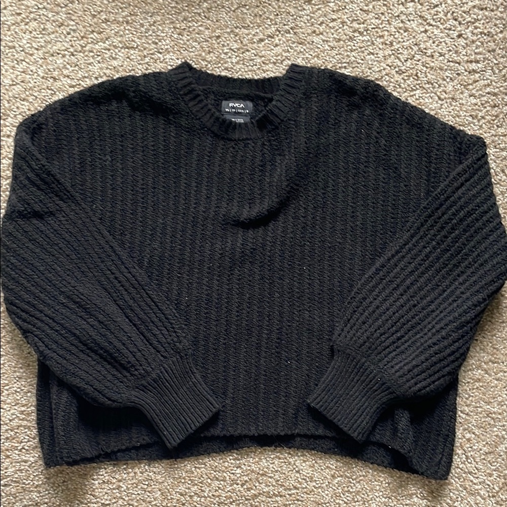 RVCA Black Knit Sweater